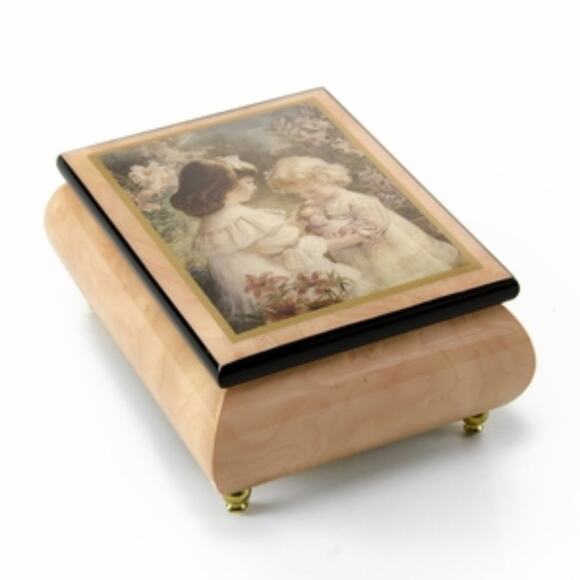 Ercolano Limited Edition "A Gift Of Love" Italian Jewelry Music Box - Picture 6 of 12